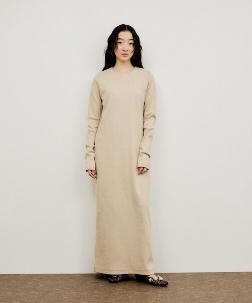 ADAM ET ROPE'（アダムエロペ）の「BOTANICAL DYED  DRESS（ワンピース・レディース・チャコール/キナリ/ラベンダー・1/2）」の15枚目の写真