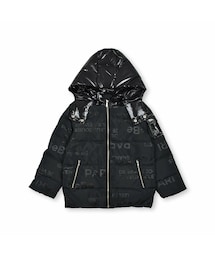 BeBe | 【撥水加工】タフタロゴプリントダウンコート(100~150cm)(ダウンジャケット/コート)