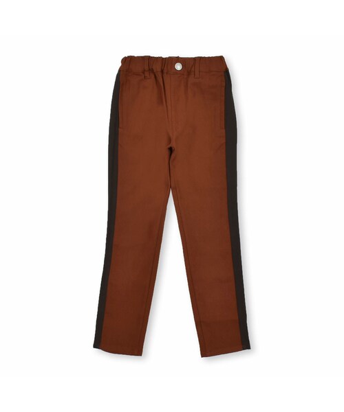 BeBe（ベベ）の「ツイルサイド切替パンツ(90~150cm)（その他パンツ・キッズ・グリーン/ブラウン・110）」の2枚目の写真