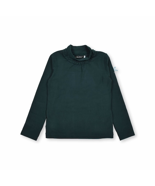 BeBe(ベベ)の「ミップストレッチスウェードハイネックTシャツ(80~150cm)(Tシャツ/カットソー・キッズ・ホワイト/ピンク/グリーン・110)」の2枚目の写真
