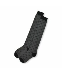 BeBe | ロゴジャガードオーバーニーハイソックス (15~24cm)(ソックス/靴下)