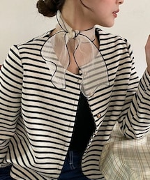 DHOLIC | シアーパイピングスカーフ(ストール/ショール)