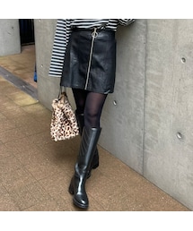 copine | フェイクレザースカート(スカート)