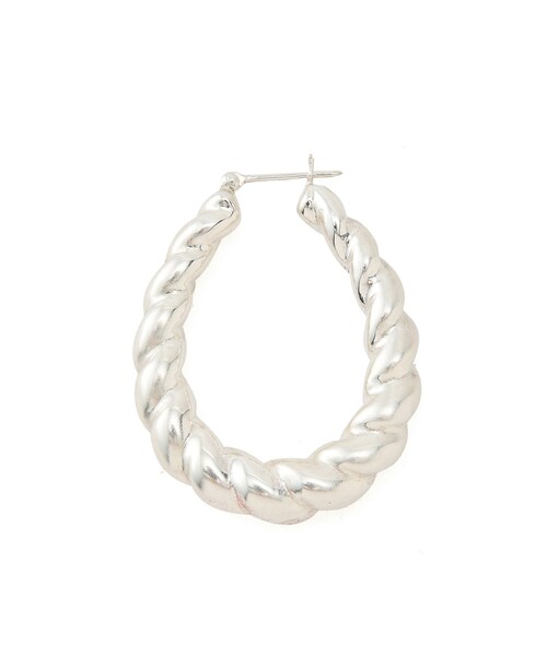 ADAM ET ROPE'（アダムエロペ）の「【GIGI（ジジ）】LUNA twisted earrings（ピアス（両耳用）・レディース・シルバー・F）」の5枚目の写真