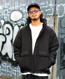 Leyline | C/M stand neck jkt(ナイロンジャケット)