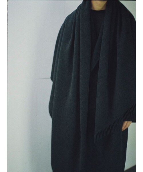LIDNM（リドム）の「BABY WOOL BLANCKET STOLE（ストール