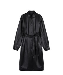 JNBY | Faux Leather Belted Coat(チェスターコート)