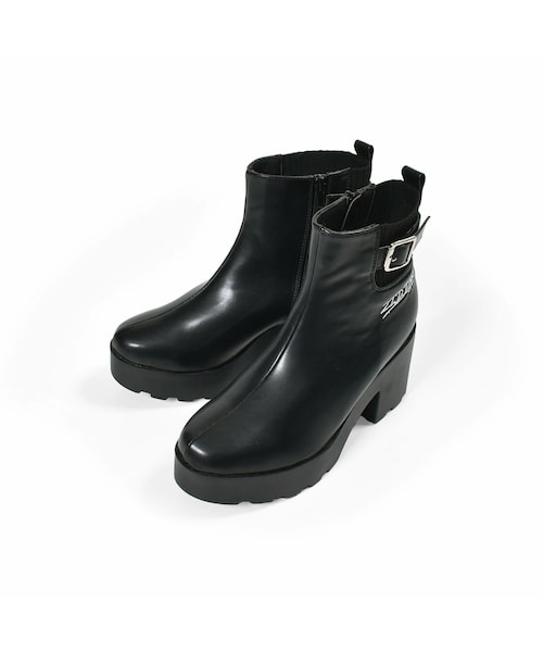 ZIDDY(ジディ)の「サイドゴアブーツ(21~24cm)(ブーツ・キッズ・ブラック・23㎝)」の1枚目の写真