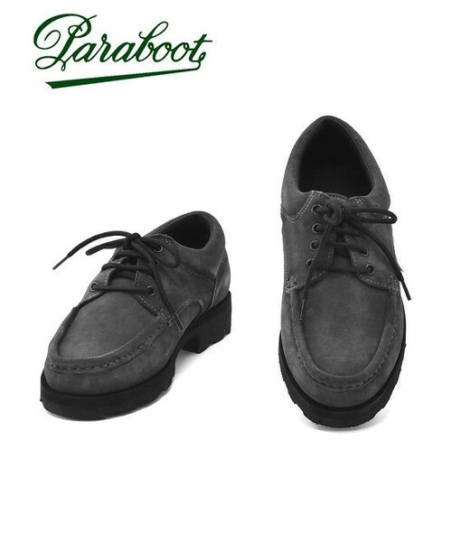 パラブーツのモカシン パラブーツParaboot ミカエル モカシン 黒