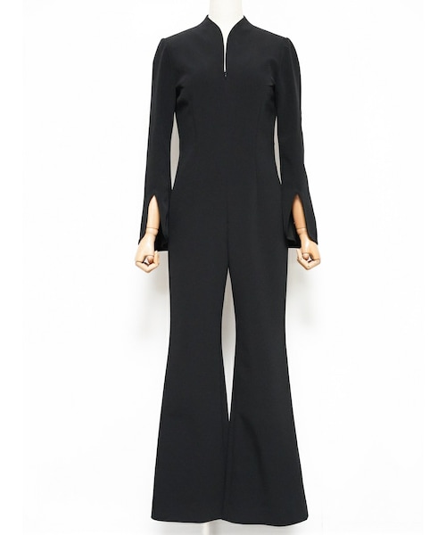 【新品未使用】マメクロゴウチ ジャンプスーツ　ブラック サイズ2 mame（マメ）の「Mame Kurogouchi（マメ クロゴウチ） ジャンプスーツ