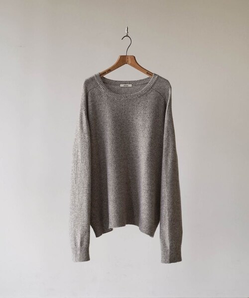 shiun（シウン）の「WOOL CREW NECK KNIT（ニット/セーター