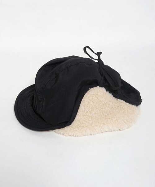 Crisp（クリスプ）の「ボアフライトキャップ[c3wg3304]（キャップ・レディース・ブラック/ブラウン/アイボリー・FREE）」の5枚目の写真