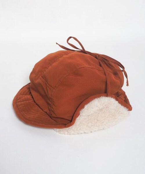 Crisp（クリスプ）の「ボアフライトキャップ[c3wg3304]（キャップ・レディース・ブラック/ブラウン/アイボリー・FREE）」の6枚目の写真