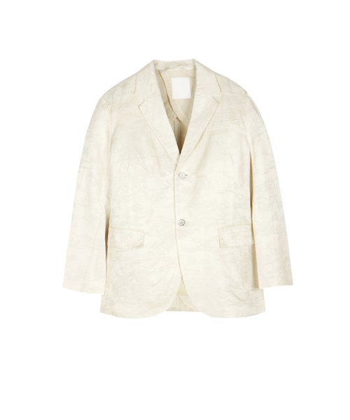 Oriental-pattern Jacquard Blazer