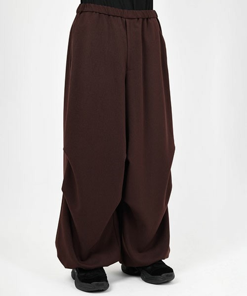 LAD MUSICIAN（ラッドミュージシャン）の「ESTER SERGE OVER PANTS（その他パンツ・レディース・ブラウン・46）」の2枚目の写真