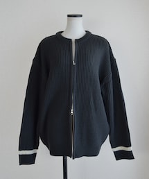 Marient | ラインスリーブジップCD(カーディガン/ボレロ)