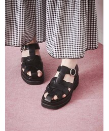 merry jenny | heartグルカラバーshoes(サンダル)