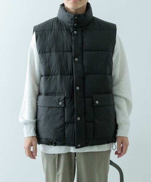 ITEMS URBANRESEARCH（アイテムズ アーバンリサーチ）の「発熱機能 パデッドベスト（その他アウター・メンズ・BLK/BRN/BLU/B.GRN・M/L）」の10枚目の写真