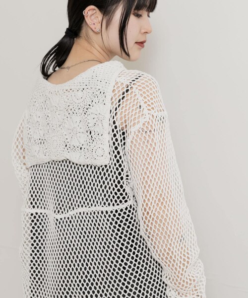 THE GOODLAND MARKET（ザグッドランドマーケット）の「77circa　make antique lace sailor top（その他トップス・レディース・white1/white2/black1/black2・one）」の5枚目の写真