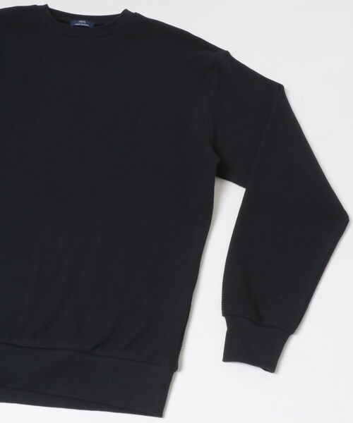 ITEMS URBANRESEARCH(アイテムズ アーバンリサーチ)の「ワッフルロングスリーブカットソー(Tシャツ/カットソー・メンズ・OLV STRIPE/BLACK/WHITE/NVY STRIPE・M/L)」の15枚目の写真