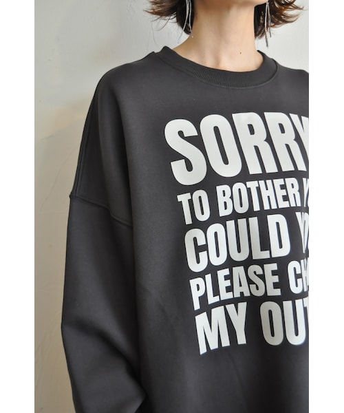 Thomas magpie（トーマスマグパイ）の「ロゴスウェット（スウェット・レディース・レッド/グレー/ブラック・one）」の2枚目の写真