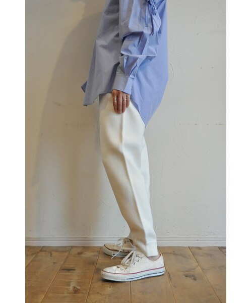 --（--）の「ニットパンツ（その他パンツ・レディース・ブラック/ホワイト・one）」の2枚目の写真