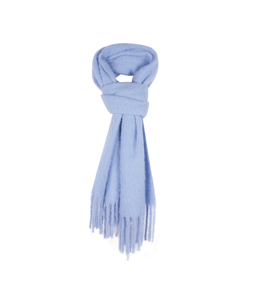 JNBY（ジェーエヌビーワイ）の「Solid-color Fringed Scarf（マフラー・レディース・ブラウン/ブルー/グリーン/グリーン系・ONE SIZE）」の3枚目の写真
