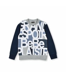 BeBe | BIGロゴ配色トレーナー(80~150cm)(スウェット)