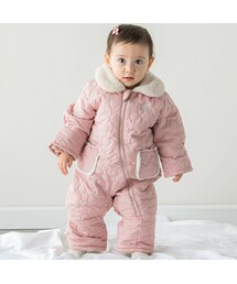 SLAP SLIP BABY | 【お揃い】裏ボア中わたキルト総柄バギーオール(70-80cm)(その他ベビーウェア)