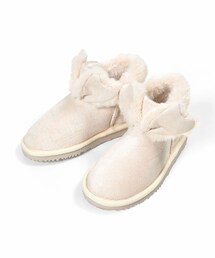 SLAP SLIP | アニマルフワフワウサギ耳付ムートンブーツ(14~18cm)(ブーツ)
