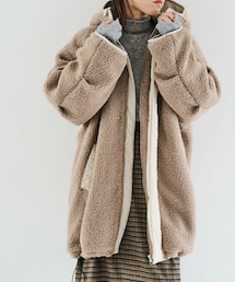 Crisp | オーバーボアフードコート[c8R3309](その他アウター)