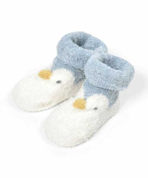 SLAP SLIP BABY（スラップスリップベビー）の「クマウサギペンギンブークレソックスベビー(9-12cm)（ベビーシューズ/ベビーソックス・キッズ・ピンク/ブルー/ベージュ・ﾜﾝｻｲｽﾞ(9-12cm)）」の3枚目の写真