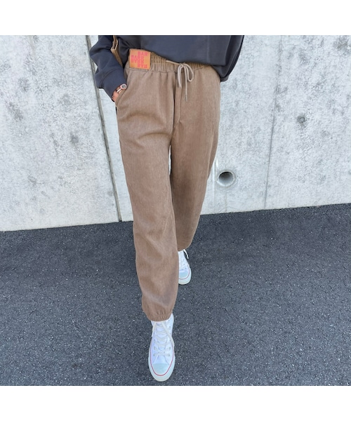copine(コピン)の「裏起毛コーデュロイパンツ(モカベージュ)(その他パンツ・レディース・モカベージュ・M)」の1枚目の写真