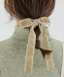 Crisp | ベロアリボンヘアゴム[c3R3315](ヘアゴム)