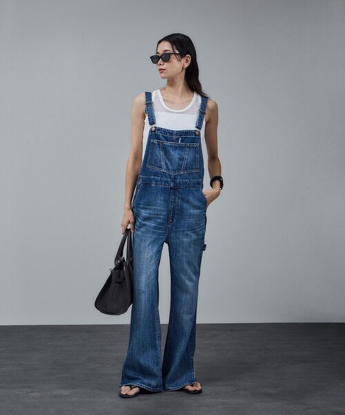 ADAM ET ROPE'（アダムエロペ）の「【IRONING（アイロニング）】mesh tank top（タンクトップ・レディース・ホワイト・F）」の6枚目の写真