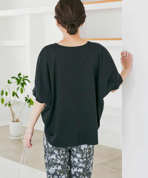 URBAN RESEARCH DOORS（アーバンリサーチドアーズ）の「『仁村紗和さん着用』『UR TECH』サマシェアタックスリーブプルオーバー（Tシャツ/カットソー・レディース・ORANGE/OFF/BLUE/BLACK・M）」の22枚目の写真