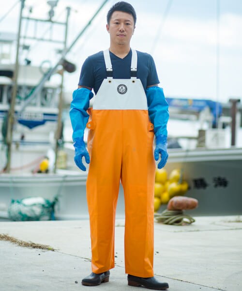 URBAN RESEARCH（アーバンリサーチ）の「FISHERMAN JAPAN×URBAN RESEARCH　サロペットパンツ（その他パンツ・メンズ・BLK×GRY/GRN×TURQ/BLU×WHT/ORG×WHT・M/L/LL/XXL）」の7枚目の写真