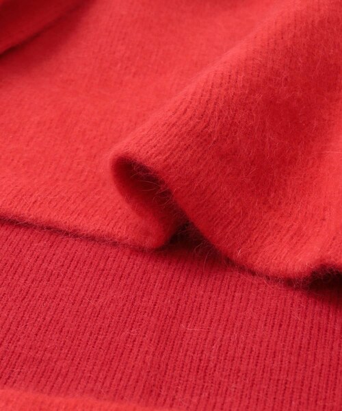 URBAN RESEARCH ROSSO（アーバンリサーチロッソ）の「ELENDEEK　CN RACCOON MIX WCD（カーディガン/ボレロ・レディース・IVY/LGRY/RED/MINT/BEG・1/2）」の13枚目の写真