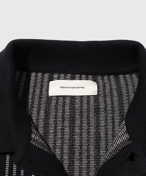 ADAM ET ROPE'(アダムエロペ)の「【mfpen/エムエフペン】Formal Cardigan(カーディガン/ボレロ・メンズ・ブラック・M/S)」の9枚目の写真