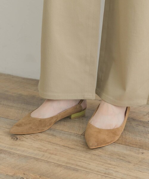 URBAN RESEARCH ROSSO（アーバンリサーチロッソ）の「『MADE IN JAPAN』F by ROSSO　バックストラップスウェードパンプス（パンプス・レディース・TERRACOTTA/K/BROWN・36/37/38）」の5枚目の写真