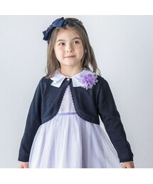 BeBe | レース編みボレロカーディガン(110~130cm)(カーディガン/ボレロ)