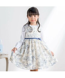 Tartine et Chocolat | 【日本製】トワルドジュイ柄カットドビージャンパースカート(110~130cm)(ジャンパースカート)