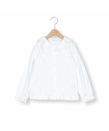 Tartine et Chocolat | レース襟スムースブラウス(110~130cm)(シャツ/ブラウス)