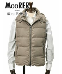 【美品】MooRER ダウンベスト ハンガー付き ムーレー / MooRER / ダウン ベスト / ダウン ジレ / ファイヤー