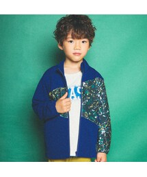 WASK | ペンキ柄切り替えジャケットブークレジャージー(100~160cm)(ジャージ)