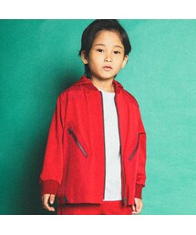 WASK | 異素材ポケットパーカー(100~160cm)(ジャージ)