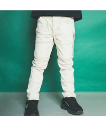 WASK | ダブルニーデニムスキニーパンツ(100~160cm)(デニムパンツ)