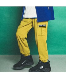 WASK | 刺しゅうポケット2WAYトリコットペインターパンツ(100~160cm)(カーゴパンツ)