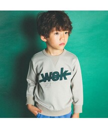 WASK | ロゴパッチポンチトレーナー(100~160cm)(スウェット)