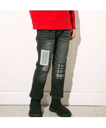 WASK | 異素材パッチワークデニムパンツ(100~160cm)(デニムパンツ)